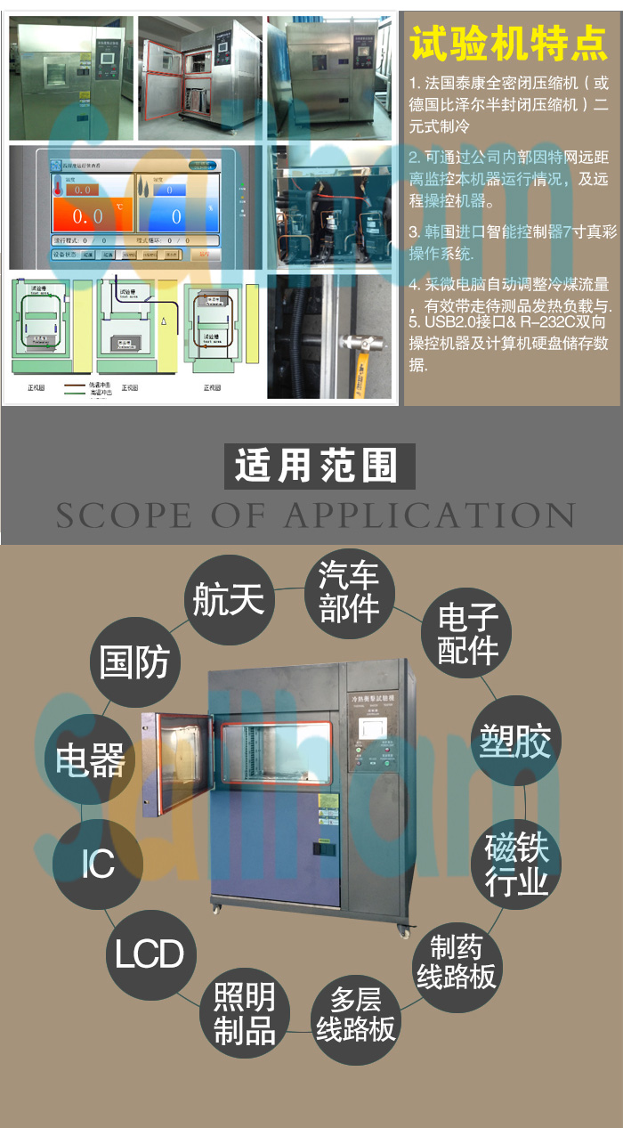 冷熱沖擊試驗箱細節圖介紹